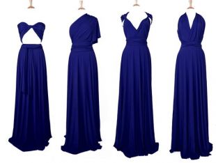 100 blue dress