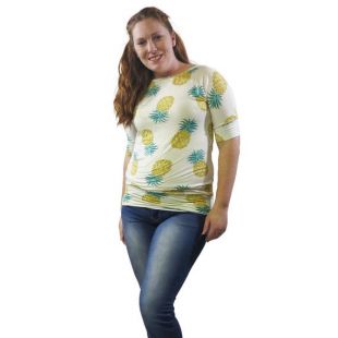 Chemise d'ananas, vêtements d'ananas, femmes chemise d'été, être un ananas, chemise de fête de mariée, chemise de plage, cadeau pour elle, plus chemise de taille