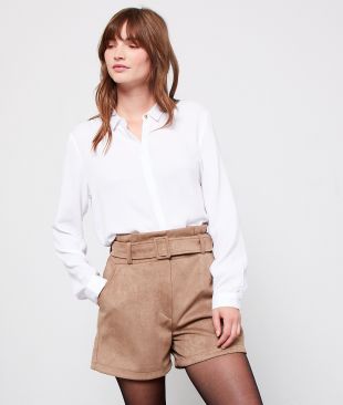 Chemisier fluide blanc