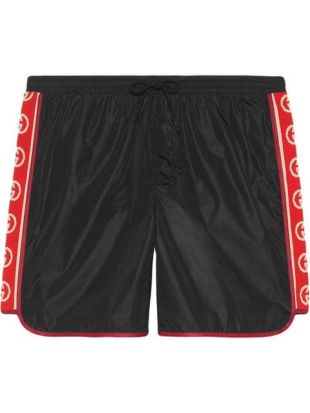 Short De Bain à Bandes Logo