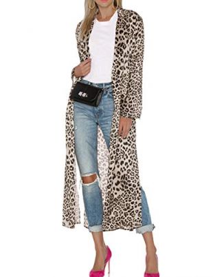 Leop­ard Long Coats