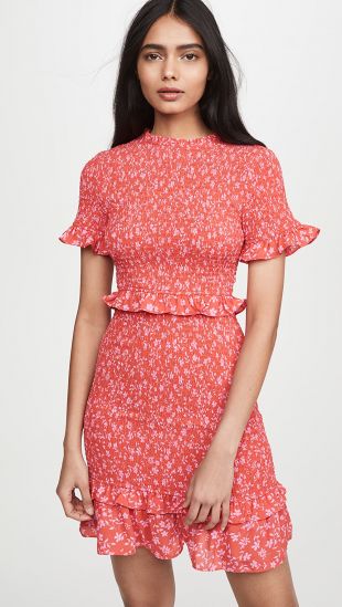 Red Floral Dress