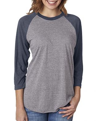 Next Level Unisex 3/4-Sleeve Raglan T-Shirt, Vintage