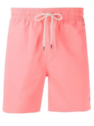 Short De Bain à Logo Brodé
