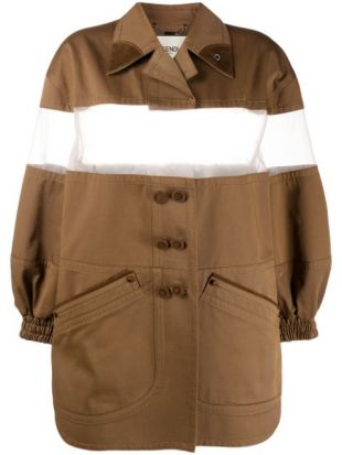 Veste Structurée à Boutonnière Croisée
