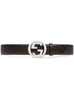 Ceinture En Cuir Gucci Signature