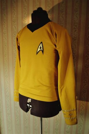Star Trek maillot - réplique de cavalier capitaine James Kirk T.