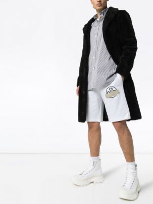 Bermuda Imprimé à Ceinture Élastique