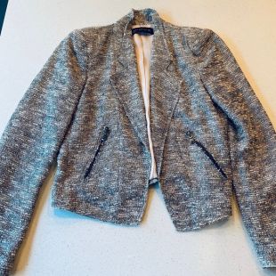 Zara - Shimmery Silver and Pink Jacket