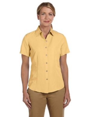 Ladies Barbados Textured Camp Shirt