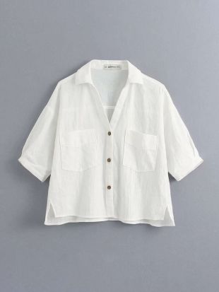Shein - chemise crop top