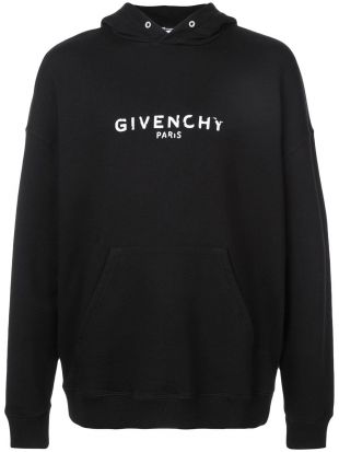 Givenchy - Givenchy Faded Logo Hoodie