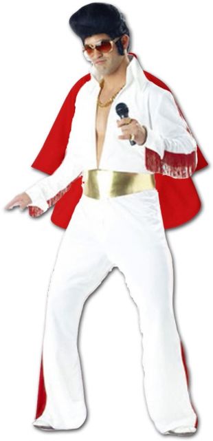 Rubber Johnnies Déguisement Costume Elvis Rois du Rock 'n' Roll
