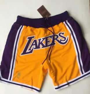 Just Don Lakers shorts- Worn by LebronJames! 