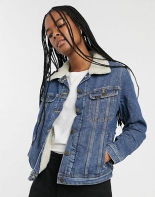 Veste Sherpa en jean