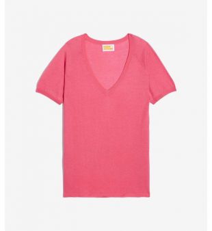 Col V Manches Courtes