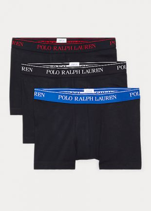 Polo Ralph Lauren - Lot de 3 slips boxers coton stretch