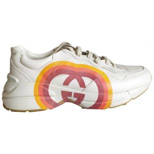 Gucci Baskets Rhyton en cuir
