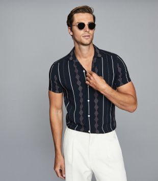 Shirt by Reiss worn by Tom Holland in a 