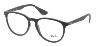 Lunettes de vue RAY-BAN RX 7046 5364 51/18 Mixte Noir gomme Ovale Cerclée Tendance 51mmx18mm 89€