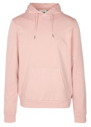 SWEAT À CAPUCHE REGULAR-FIT EN COTON ROSE PALE