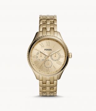 Montre Redding multifonction en acier inoxydable doré