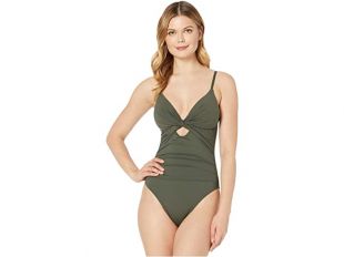 Green One Piece Swimsuit Worn By January Isabella Blake Thomas In Secret Society Of Second Born Royals Spotern