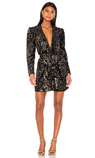 Nora Dress in Black Sequin