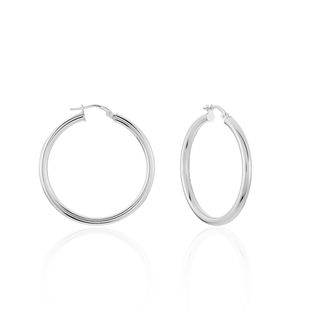 Creoles Argent Ronde Anne