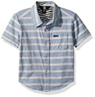 Volcom Branson Short Sleeve Button Up Shirt Little Boys