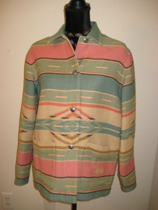 Ralph Lauren - Ralph Lauren JACKET Aztec Coat SOUTHWESTERN Serape Women ...