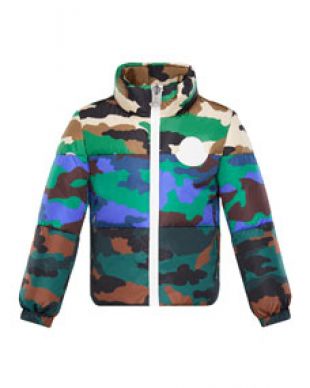 Marchaud Mixed Camo-Print Puffer Jacket