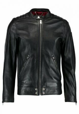 Unbranded - Seth Rollins Motorcycle Cafe Racer Biker Leather Jacket