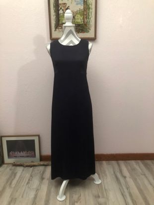 Robe Maxi Longue CHRISTOPHER & BANKS Rose à Carreaux - Taille S - Occasion Très Peu Portée