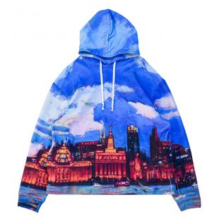 The Bund Hooded Pullover Sweatshirt