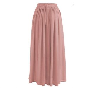 Jupe en mousseline de soie | Jupe maxi | Jupe longue | Jupe élégante | Jupe flowy |