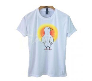 Chemise d’oiseau de chemise de soleil de pigeon -t-shirt de pigeon -chemise d’impression d’oiseau - chemise à manches courtes S L XL - t-shirts féminins -t-shirts hommes