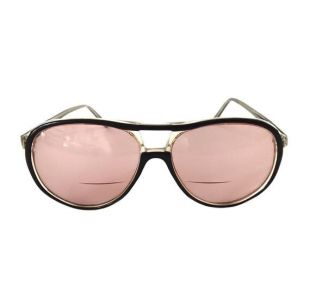 lunettes de soleil vintage TITAN "Black" Mens Oversized Aviator