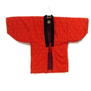 vintage japonais hanten rembourré kimono chaude veste de port de la taille L