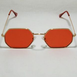 Lunettes de soleil Color Lens Retro Hexagon