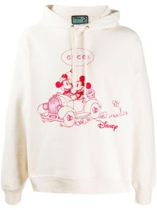 Gucci Sweat Imprimé à Capuche Gucci x Disney Mickey