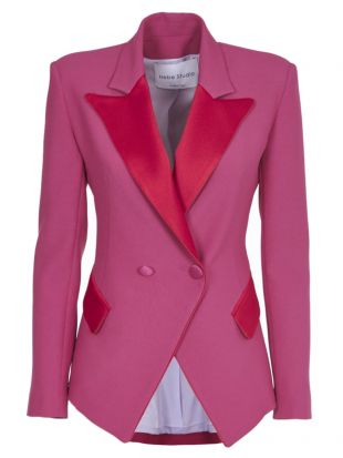 PINK AND RED LOULOU BLAZER