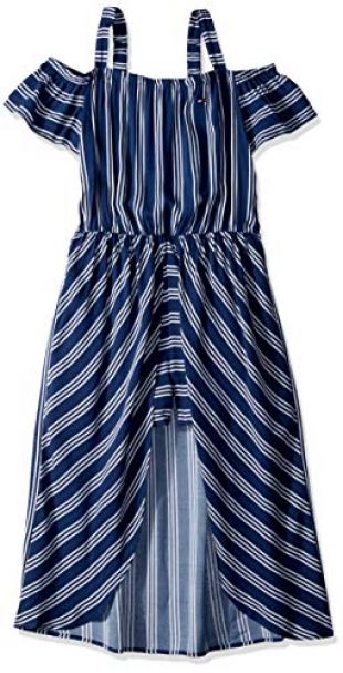 Short Sleeve Fashion Dress Dress, tulip flag blue