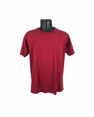 vintage 80s Russell Athletics Maroon T-shirt (fr) Grande