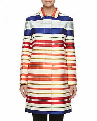 Runway Striped dress-y coat/jacket