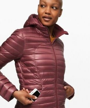 NWT LULULEMON Pack It Down Jacket Shine CHIANTI Size 10 MSRP: $198 NICE!  | eBay