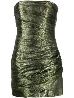 Metallic Bustier Dress