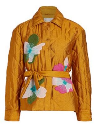 Aida Miki Appliqué Quilted Jacket