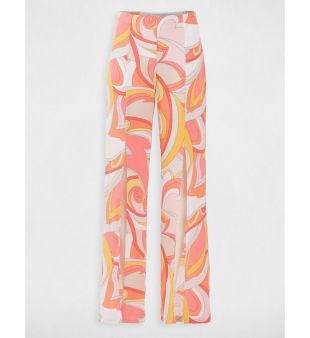 Pantalon droit taille standard fendu