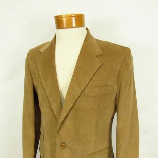 manteau de sport de velours côtelé vintage